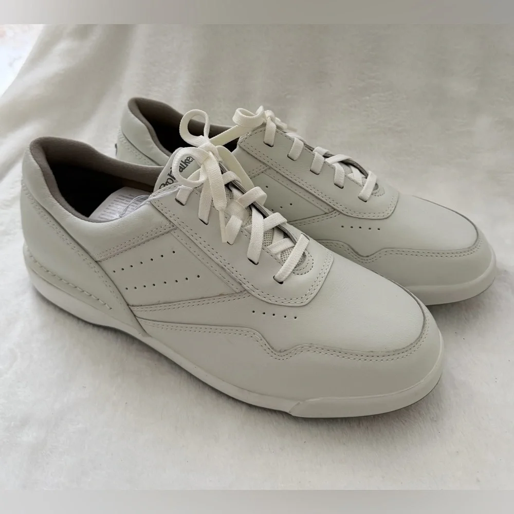 Rockport ProWalker 7104 Size 12 White Sneakers Shoes NWT NEW